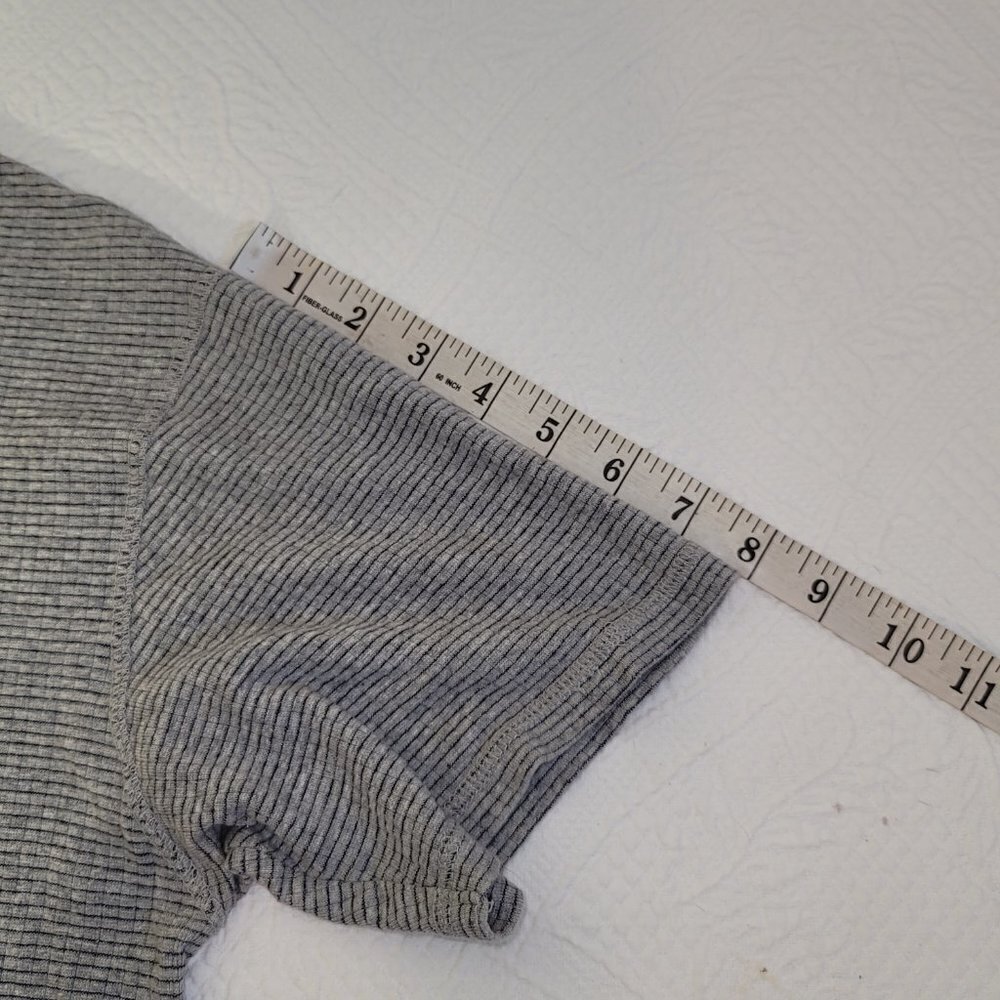 635. Polo By Ralph Lauren Underwear Short Sleeve Shirt Gray Sz L - Picture 4 of 7